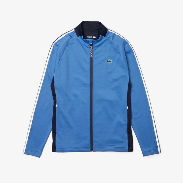 LACOSTE カラーブロックジップアップジャケット カラーブロック ジップアップゴルフジャケット | ラコステ(LACOSTE