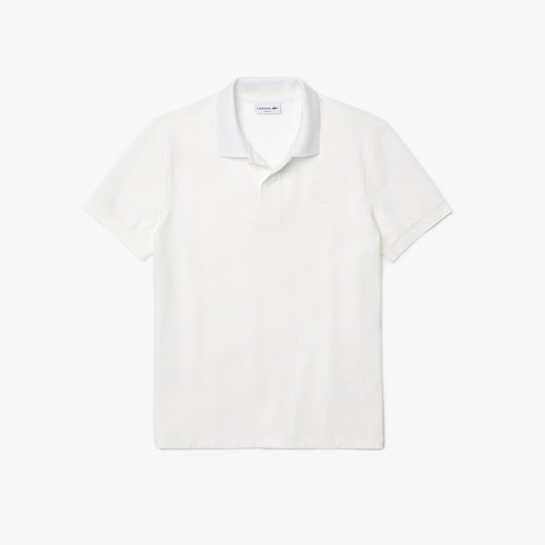【初回限定】 LACOSTE スリムフィット レタードネック ブリーザブルピケ トップス