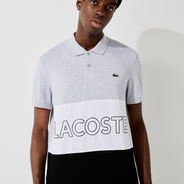 ウルトラライトコットン カラーブロックポロシャツ | ラコステ(LACOSTE