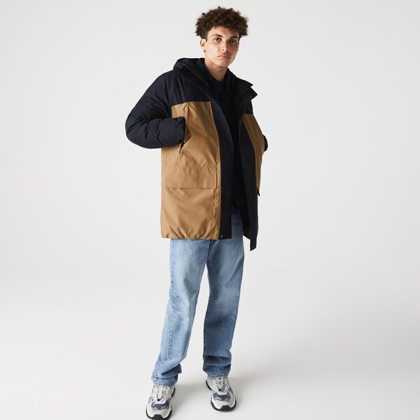 いいスタイル バイカラーレスポンシブルダウンパーカ ラコステ(LACOSTE | ジャケット・アウター