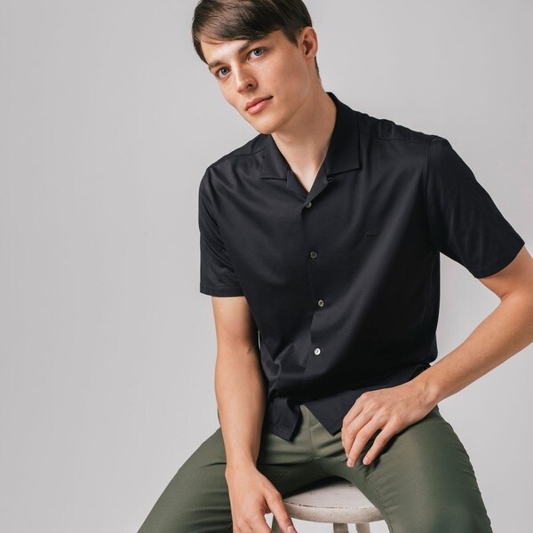 専用　LACOSTE　クールマックス　BD　ストレッチポロシャツ　L セール】 クールマックスブレンドジャガード半袖ポロシャツ