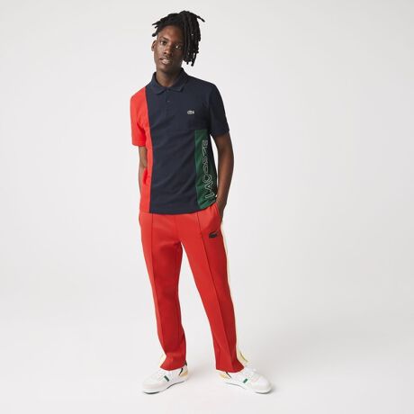 アシンメトリーカラーブロッキングポロシャツ | ラコステ(LACOSTE 