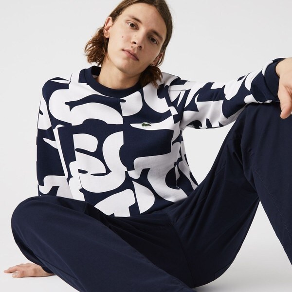 LACOSTE ヘリテージグラフィック クルーネック スウェット ヘリテージグラフィッククルーネックスウェット | ラコステ