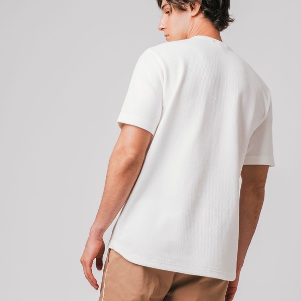 鹿の子地ポケットTシャツ | ラコステ(LACOSTE) | TH073LJ-99