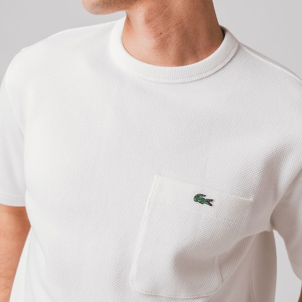 鹿の子地ポケットTシャツ | ラコステ(LACOSTE) | TH073LJ-99