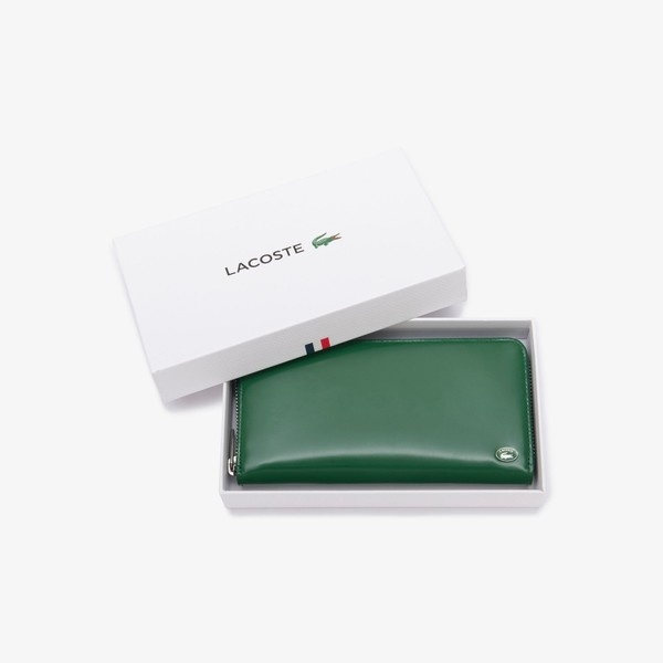 レザーミニマルジップロングウォレット | ラコステ(LACOSTE