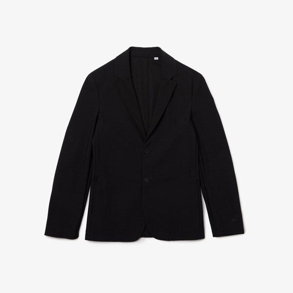 新品同様　ラコステ　LACOSTE テーラードジャケット　ストレッチ　グレー LACOSTE（テーラードジャケット）のフリマアイテム一覧
