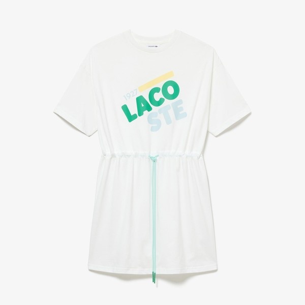 ボアワニロゴスウェットフーディードレス | ラコステ(LACOSTE