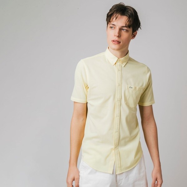 クールマックスブレンド鹿の子地半袖シャツ | ラコステ(LACOSTE