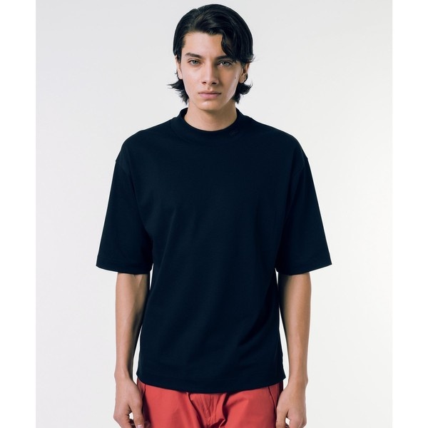 5分袖モックネックサマーニットTシャツ | ラコステ(LACOSTE) | TH079LJ