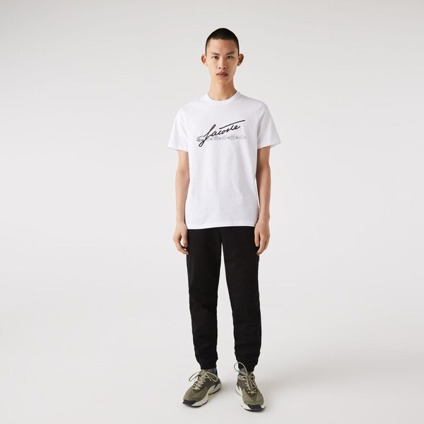 LACOSTE スクリプトブランドネームロゴプリントTシャツ | ラコステ(LACOSTE) | マルイウェブチャネル