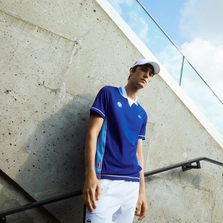 ローラン・ギャロス」サイドメッシュテニスシャツ ラコステ(LACOSTE) マルイウェブチャネル