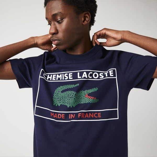 LACOSTE メイドインフランスボックスプリントTシャツ | ラコステ