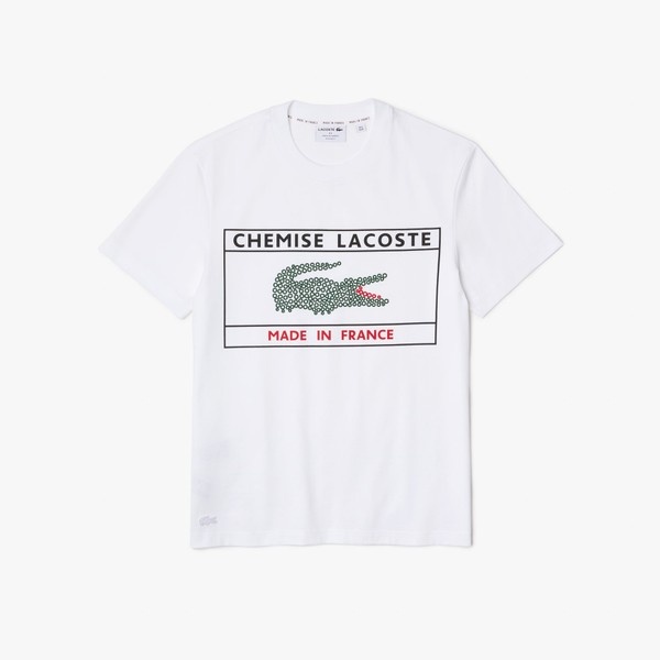 LACOSTE メイドインフランスボックスプリントTシャツ | ラコステ