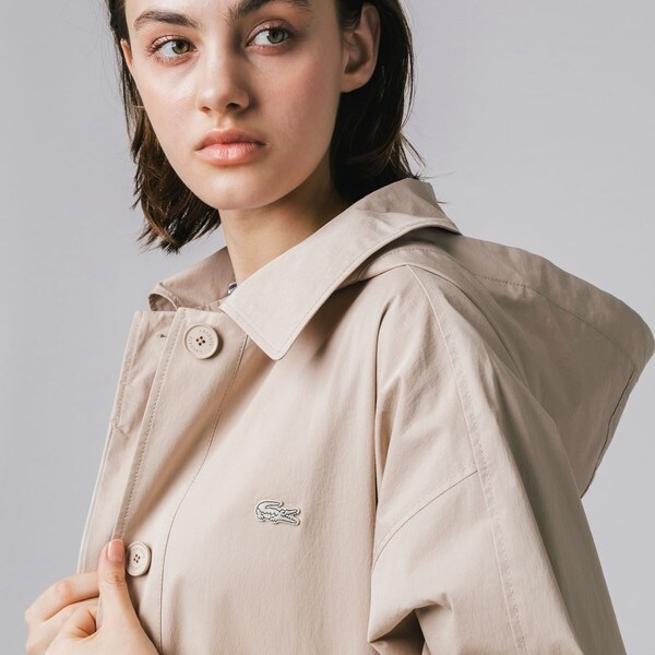 リラックスフィットステンカラーコート | ラコステ(LACOSTE