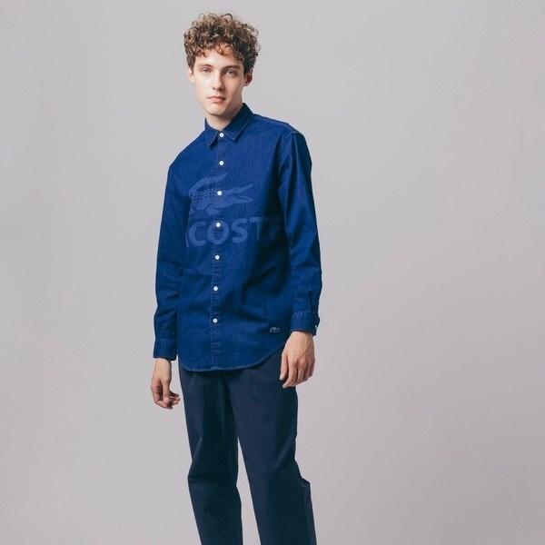 オーバーサイズグラフィックデニムシャツ | ラコステ(LACOSTE