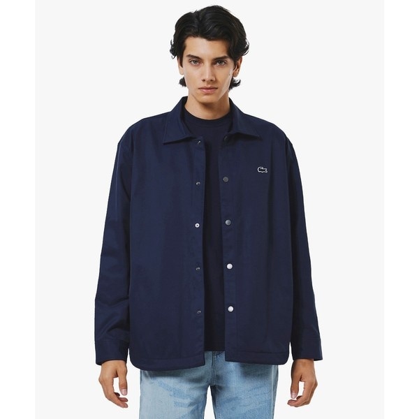 LACOSTE グレー シャツジャケット LACOSTE グレー シャツジャケット ラコステ LACOSTE ボックス