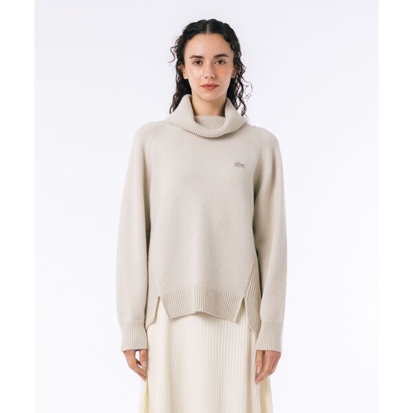 ▪️新品　ラコステ　定価2.4万　ミドルゲージタートルネックニットセーター　S ミドルゲージタートルネックニットセーター | ラコステ(LACOSTE