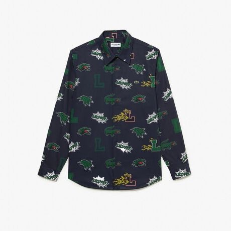コミックグラフィクプリント長袖シャツ | ラコステ(LACOSTE) | マルイ 