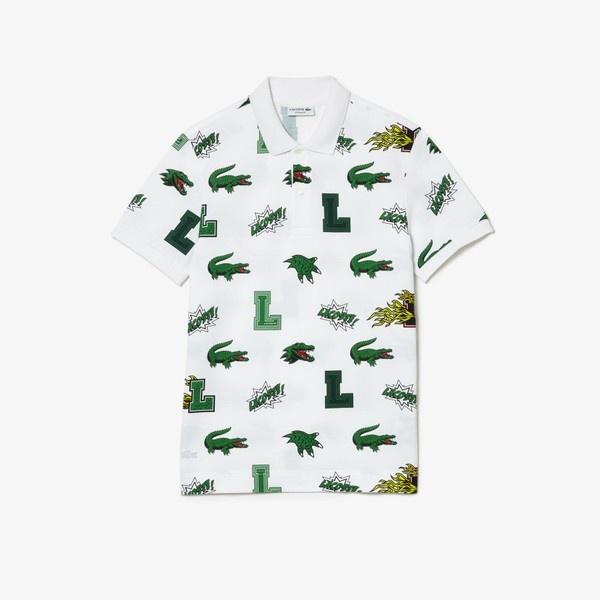 コミックグラフィックポロシャツ | ラコステ(LACOSTE) | PH1464-10