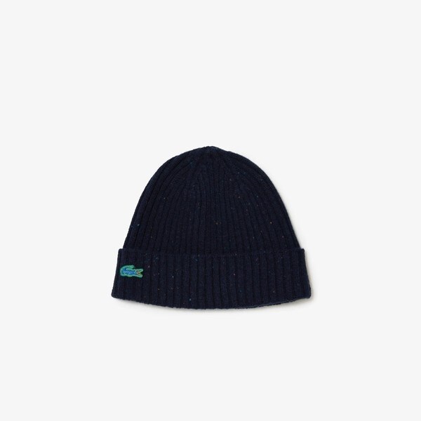 ラコステ LACOSTE レスポンシブルールマルチカラーネップニット