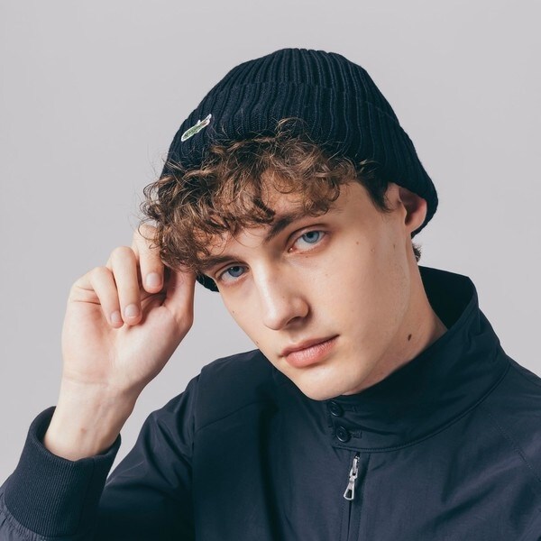 クロックエンブレムニットキャップ | ラコステ(LACOSTE) | マルイ