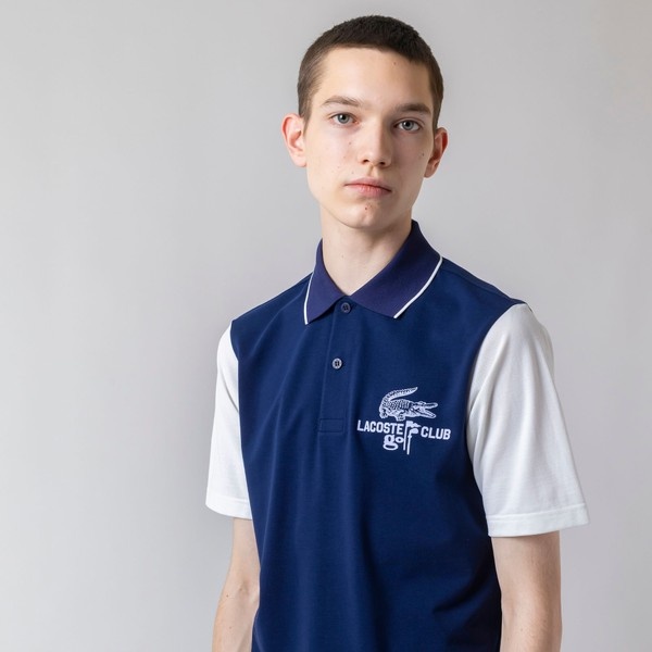 クルーマックスブレンドクラブラコステポロシャツ | ラコステ(LACOSTE 