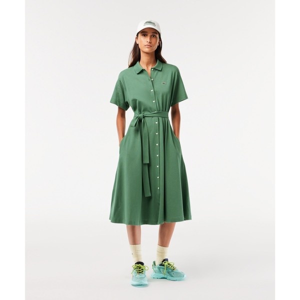 鹿の子地シャツドレス | ラコステ(LACOSTE) | EF7923-99