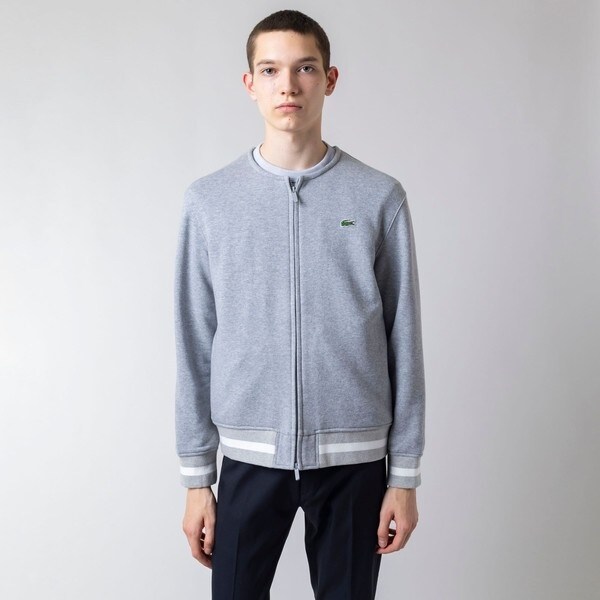 ノーカラージップアップスウェットブルゾン | ラコステ(LACOSTE