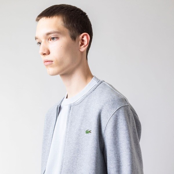 ノーカラージップアップスウェットブルゾン | ラコステ(LACOSTE