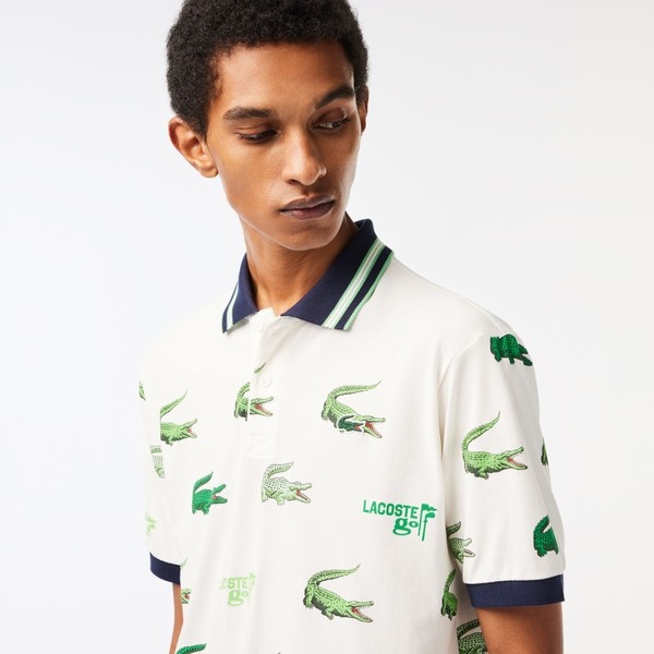 ウルトラドライ総柄ゴルフポロシャツ | ラコステ(LACOSTE) | DH5181-10