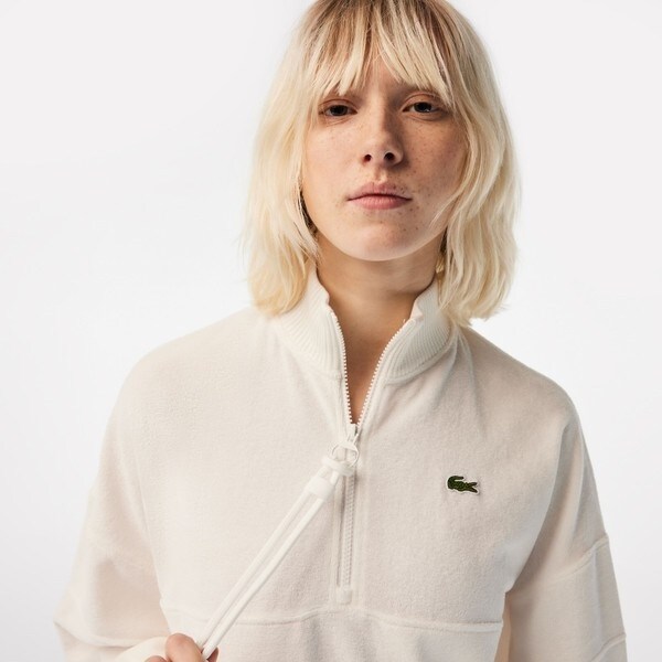 『FUKU』ラコステ パイル地ハーフジップジャケット LACOSTE パイル地ハーフジップジャケット | ラコステ(LACOSTE