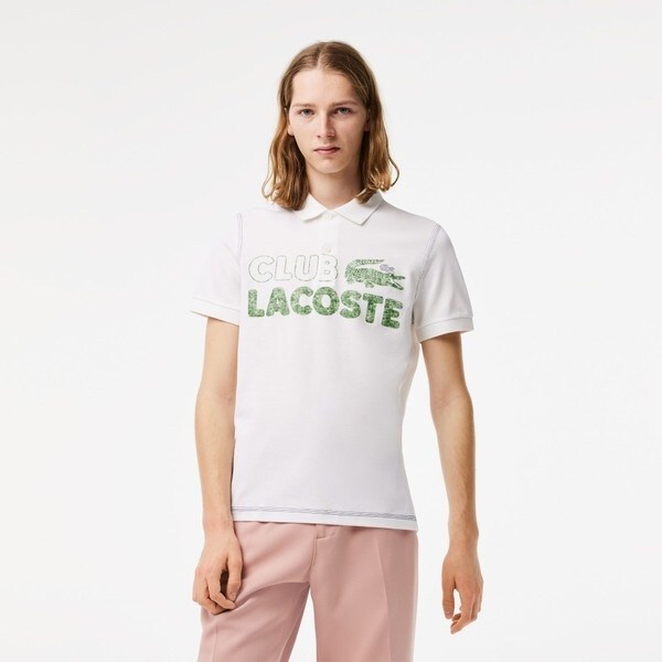 新品未使用　LACOSTE ヴィンテージプリントポロシャツ　Mサイズ ヴィンテージプリントポロシャツ | ラコステ(LACOSTE) | マルイ