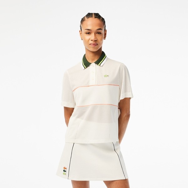 鹿の子メッシュ切り替えポロシャツ | ラコステ(LACOSTE) | PF5627-10