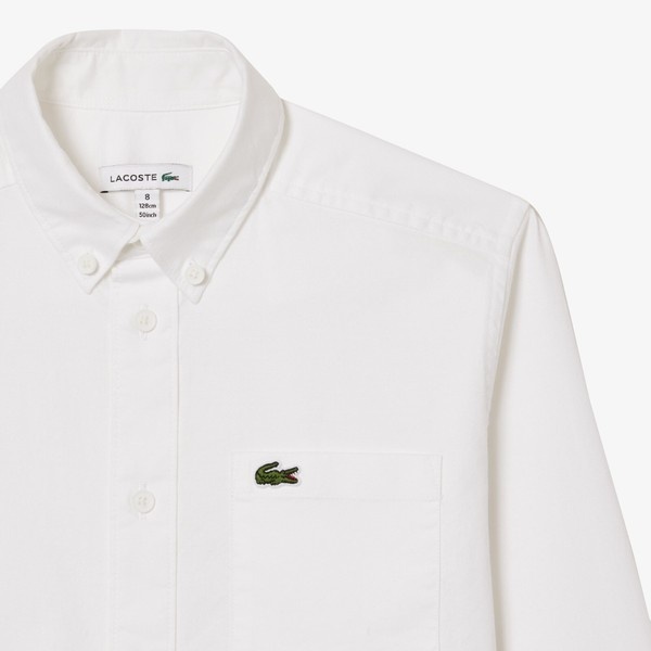 BOYS 配色パッチポケットボタンダウンシャツ | ラコステ(LACOSTE