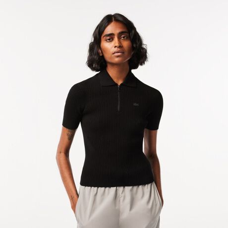 シームレスニットジップポロシャツ | ラコステ(LACOSTE) | マルイ 