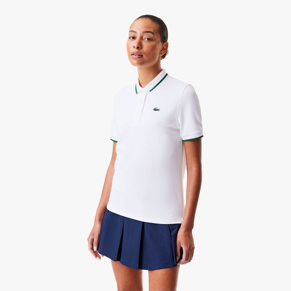 クーリングドライボーダーリブニットポロシャツ | ラコステ(LACOSTE