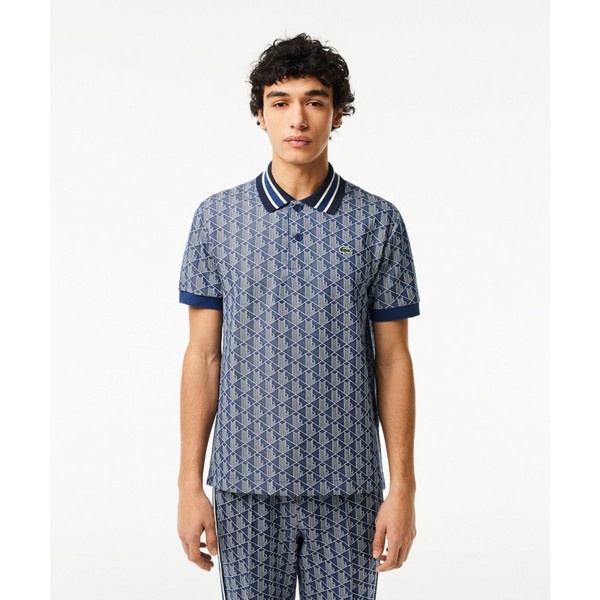 モノグラムジャカード半袖ポロシャツ | ラコステ(LACOSTE) | マルイウェブチャネル