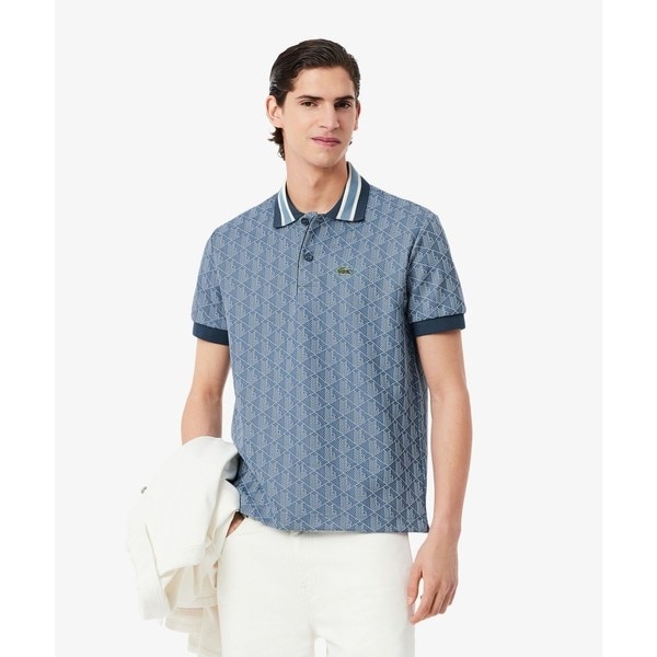 LACOSTE / ラコステ】別注 モノグラムジャカード ポロシャツ