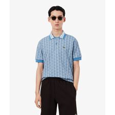 モノグラムジャカード半袖ポロシャツ | ラコステ(LACOSTE) | マルイ 