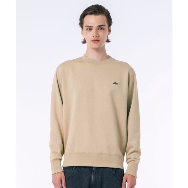 Lacoste バーガンディ クルーネック トレーナー LACOSTE トレーナー スウェット プレミアムスウェットクルー