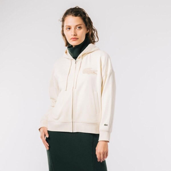 ボアワニロゴスウェットジップフーディー | ラコステ(LACOSTE