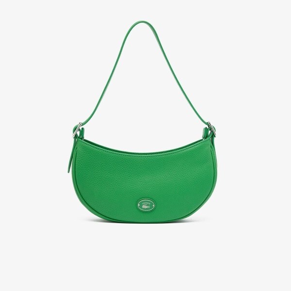 LACOSTE オリジンクロコ グレインレザーハーフムーンバッグ オリジンクロコ グレインレザーハーフムーンバッグ | LACOSTE