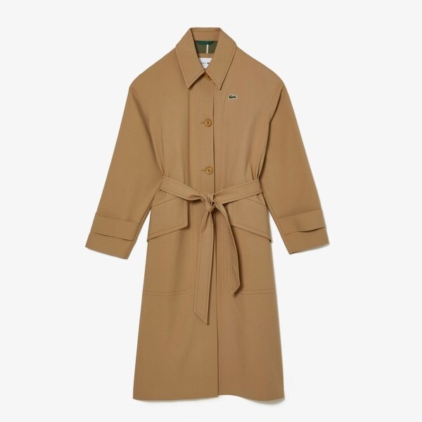 ラコステ　トレンチコート 楽天市場】【SALE／50%OFF】チェックトレンチコート LACOSTE