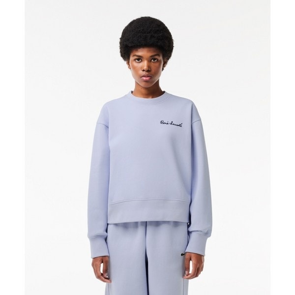 【美品】ラコステ　フローラルジャカードシャギーニットセーター34-S フローラルジャカードシャギーニットセーター | LACOSTE