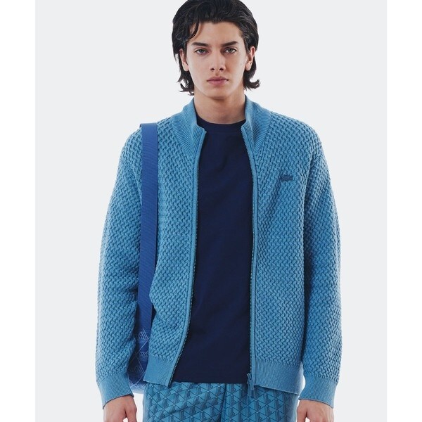 ラコステ新品タグ付近年モデル　バスケットニット　ダブルジップ　ドライバーズニット バスケットニット ダブルジップ ドライバーズニット | ラコステ