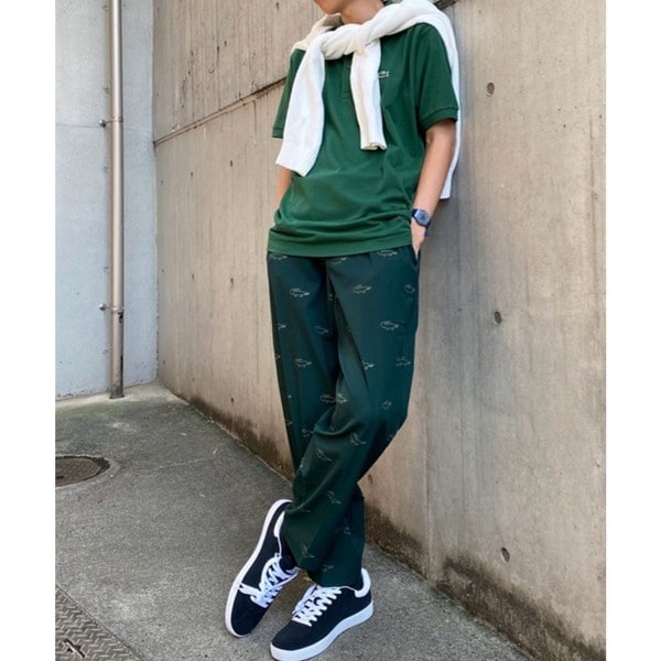 吸水速乾 ウルトラドライ チェックゴルフパンツ | ラコステ(LACOSTE