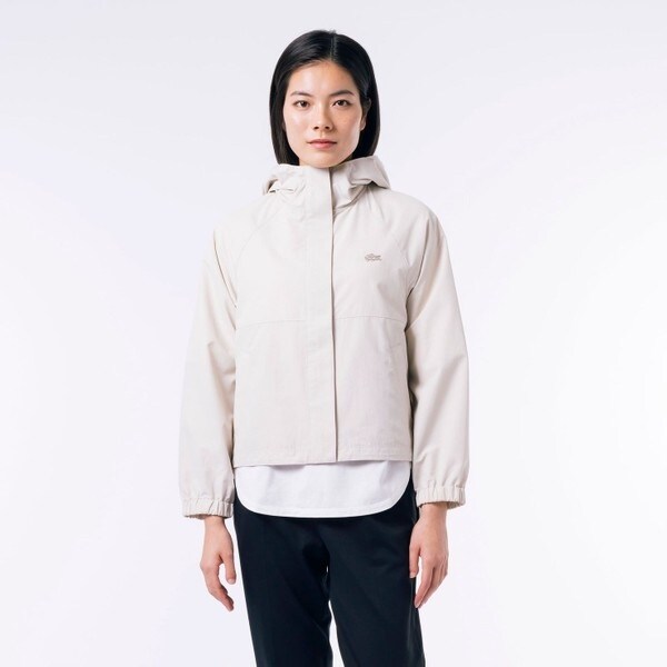 撥水 ショート丈 ウィメンズ ヘムライン マウンテンパーカー