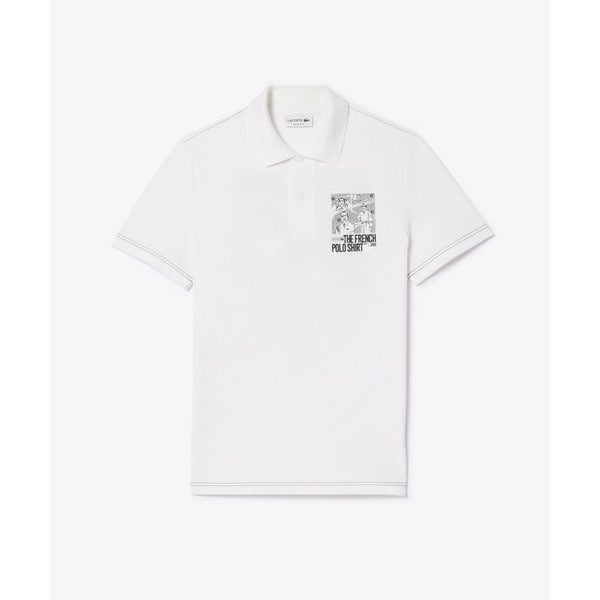 LACOSTE 3Dワニロゴパッチ ロングスリーブポロシャツ PH6423 3Dワニロゴパッチロングスリーブポロシャツ PH6423 - ラコステ