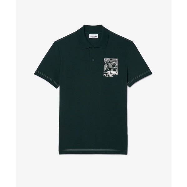 3Dワニロゴパッチロングスリーブポロシャツ | ラコステ(LACOSTE